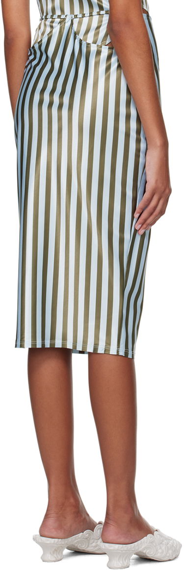 Hame Miaou Miaou Verona Striped Midi Skirt Sininen | 4033SS3DVG, 2