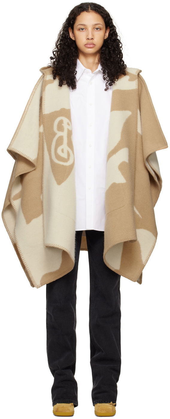 Takit Burberry EKD Blanket Coat Beige | 8079139, 0
