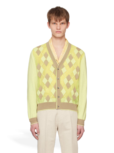 Villapaita Jacquemus Le Raphia 'Le Cardigan Toledo' Cardigan Vihreä | 23E235KN140-2298