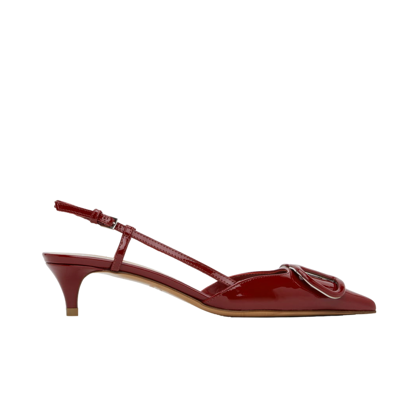Tennarit ja kengät Valentino Garavani Red VLogo Signature Slingback Heels Burgundia | 5W2S0Q70TMK