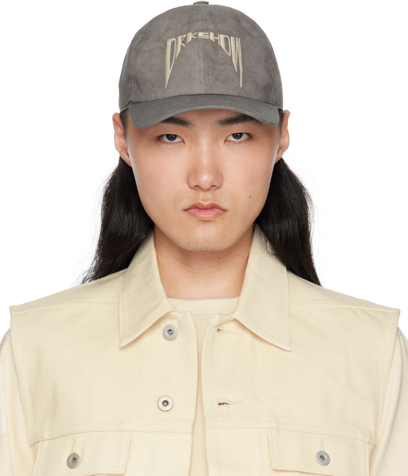 Korkki Rick Owens Rick Owens DRKSHDW Hollywood Baseball Cap Harmaa | DA01E3478 PFEM10