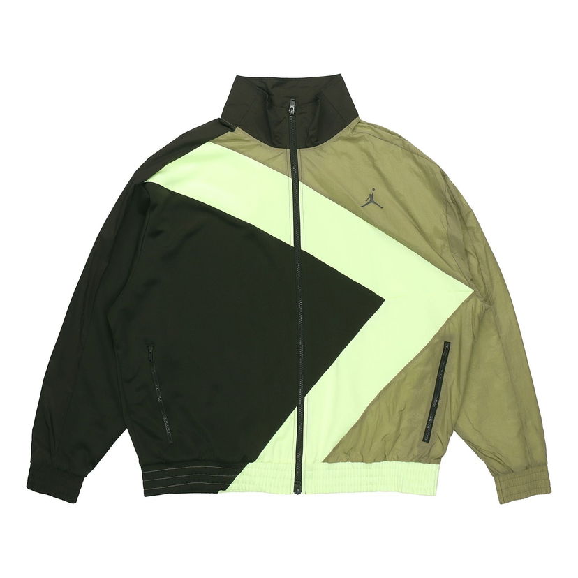 Tuulitakki Jordan Jordan Wings Diamond Contrasting Colors Jacket Vihreä | CI7916-355