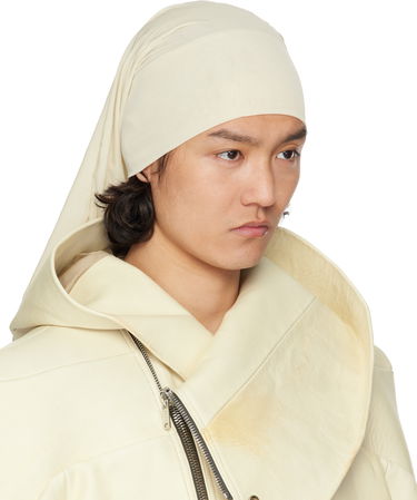 Hattu Rick Owens Rick Owens Hollywood Stretch Cupro Jersey Wig Hat Beige | RR01E5453 BZ, 1