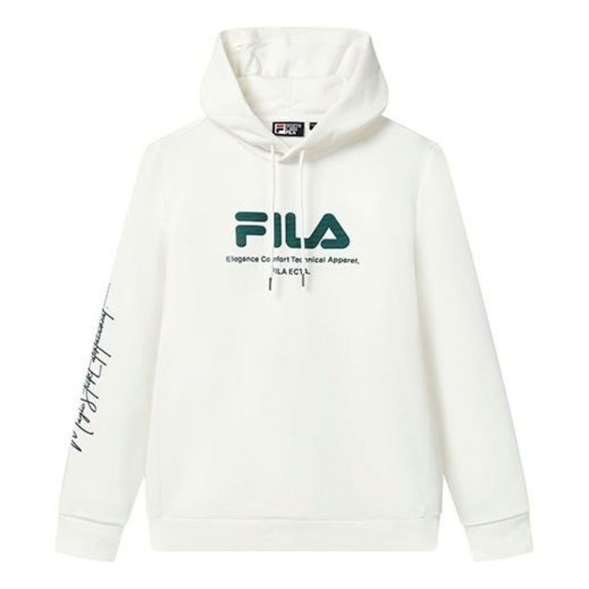 Huppari FILA Graphic Hoodie Valkoinen | F11M319206F-WT