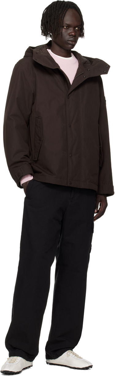 Parka Stone Island Stone Island Weatherproof Cotton Canvas Short Parka Ruskea | K2S15 4100105 S00F1, 4