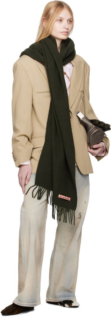 Huivi Acne Studios Wool Scarf Keltainen | CA0210-, 2