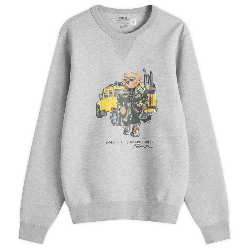 Huppari Polo by Ralph Lauren Defender Bear Graphic Sweatshirt Harmaa | 710958195001