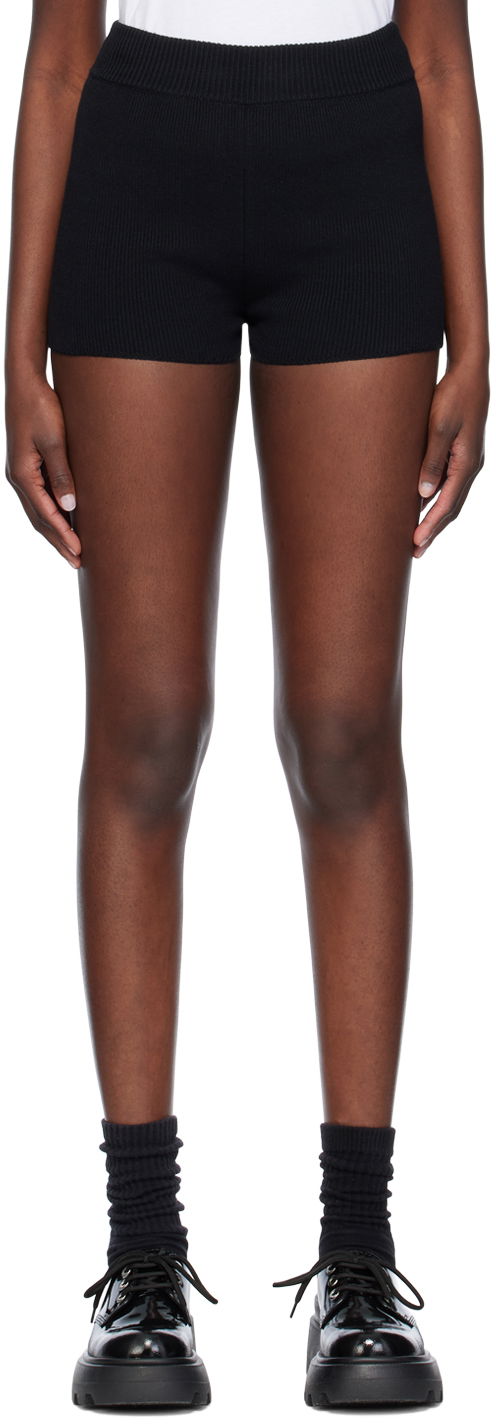 Shortsit AMI Paris de Cœur Shorts Musta | FSO146.KN0042