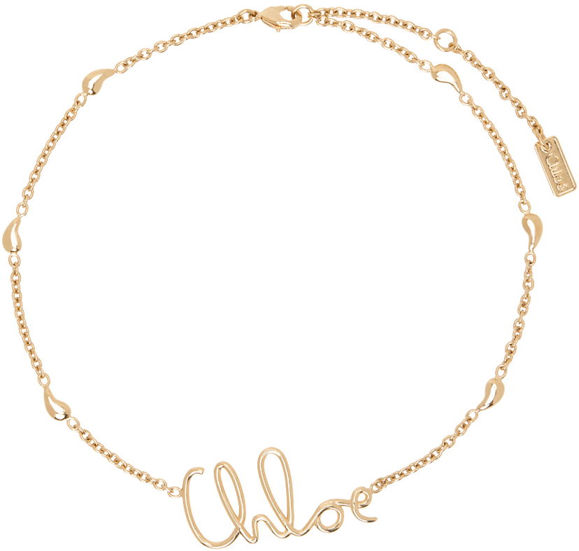 Kaulakoru CHLOÉ Chloé Gold 'The Chloé Iconic' Necklace Keltainen | CHC24AFO64CB7