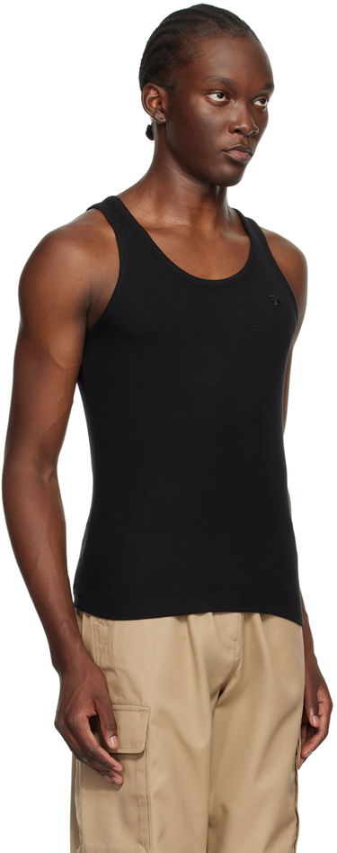Tankkitoppi Coperni Embroidered Logo Tank Top Musta | COPJS12F5006MEN, 1