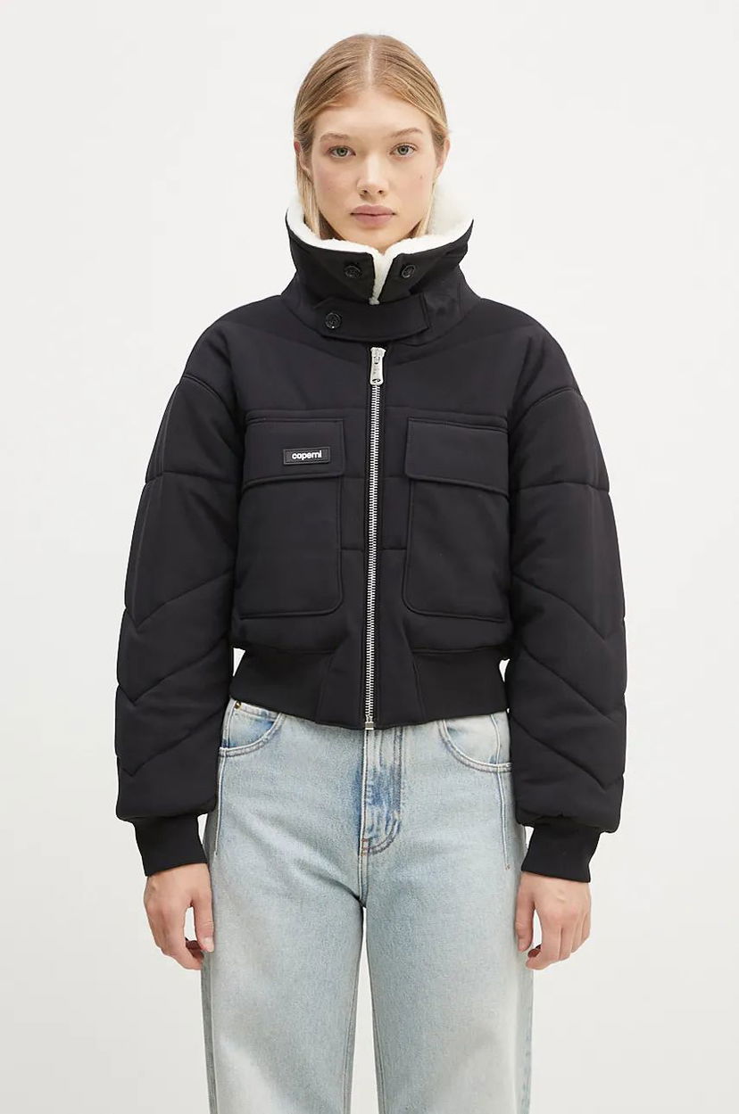 Puffer takki Coperni C+ Winter Bomber Jacket Musta | COPV19BISF5004