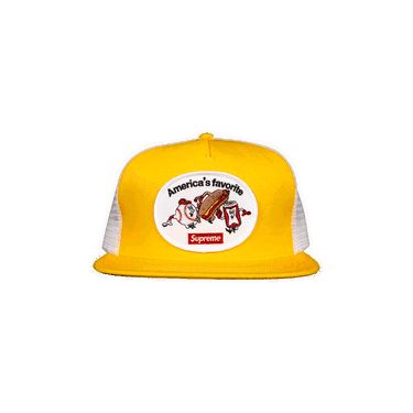 Korkki Supreme America’s Favorite Mesh Back 5-Panel Keltainen | SS21H96 YELLOW, 0