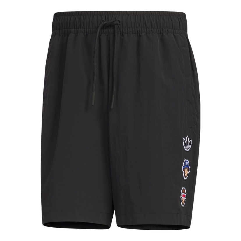 Shortsit adidas Originals Monkey Kingdom Woven Shorts Musta | IP1796