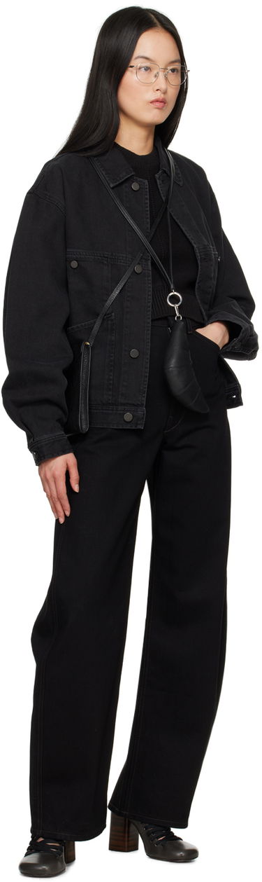 Villapaita LEMAIRE Lemaire Cropped Knit Vest Musta | TO1208 LK1022, 3