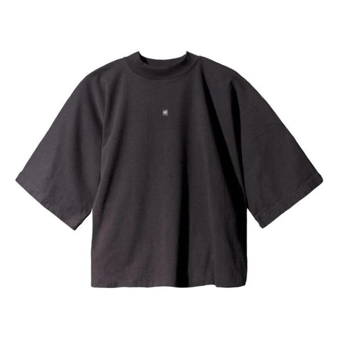 T-paita GAP Yeezy Gap Engineered by Balenciaga Logo No Seam T-Shirt Musta | YEEZY-SS22-026