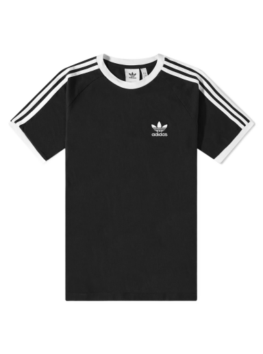T-paita adidas Originals 3 Stripe Tee Musta | IA4845
