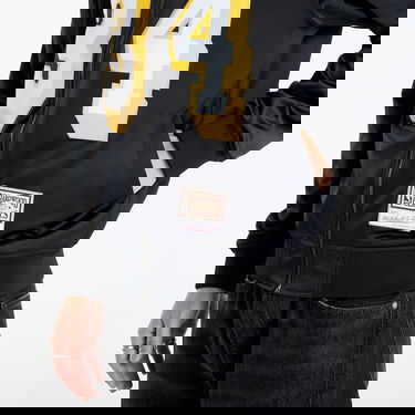 Bomber-takki Mitchell & Ness NBA Maxxed Out Lakers Shaquille O'Neal 34 Satin Jacket Musta | JK11279-LALBLCK, 1