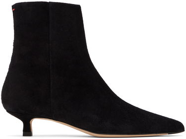 Kengänhoito Aeyde Aeyde Sofie Suede Kitten Heel Ankle Boots Musta | A11-AB-RMAP35KT-222-800-022, 0