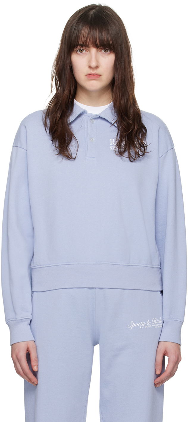 Poolopaita Sporty & Rich NY 'Racquet Club' Polo Turkoosi | POAW239PW