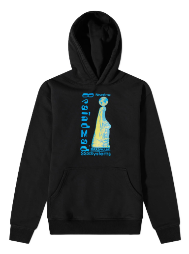 Huppari Brain Dead Hardware Systems Hoodie Musta | BDP23T09002856BK01