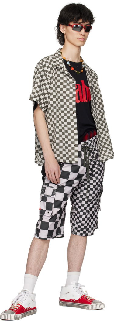 Shortsit ERL Checkered Swim Shorts Musta | ERL08UW07, 3