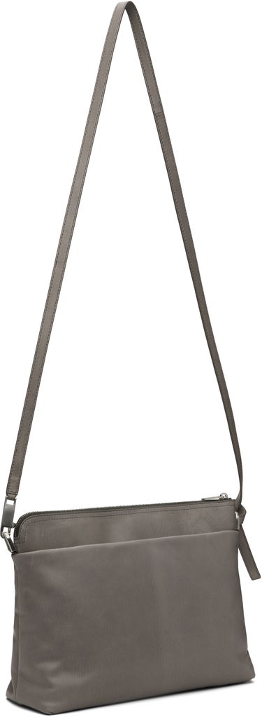 Olkalaukku Rick Owens Rick Owens Concordians Adri Flat Crossbody Bag Harmaa | RA02E0727 LCAPA, 2