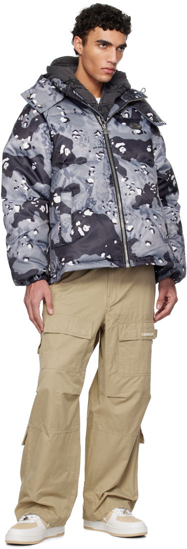 Puffer takki AAPE by A Bathing Ape AAPE by A Bathing Ape Aape 29.5 Main Camo Down Jacket Harmaa | AAPDNM7666XXNBKG, 3