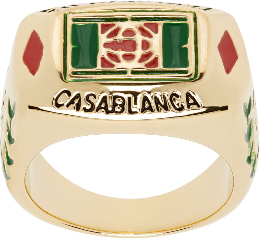 Sormus Casablanca Tennis Club Gold Ring Metallinen | APS25-JW-087-01