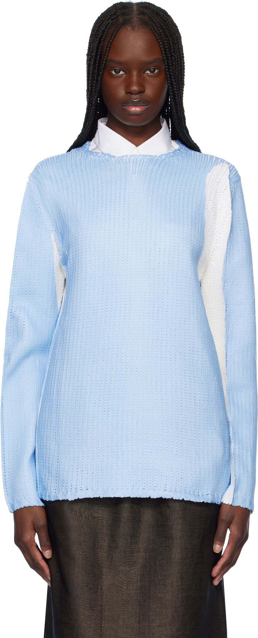 Villapaita Comme des Garçons Crewneck Sweater Sininen | FO-N004-051