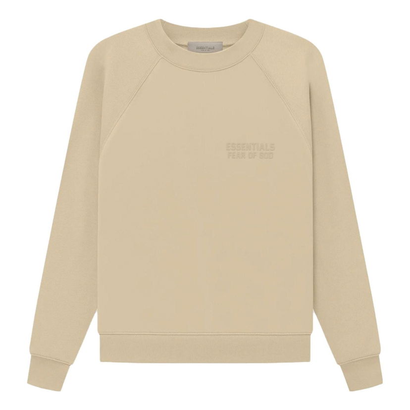Villapaita Fear of God Essentials Fear of God Crewneck Sweatshirt Beige | 192BT222044F
