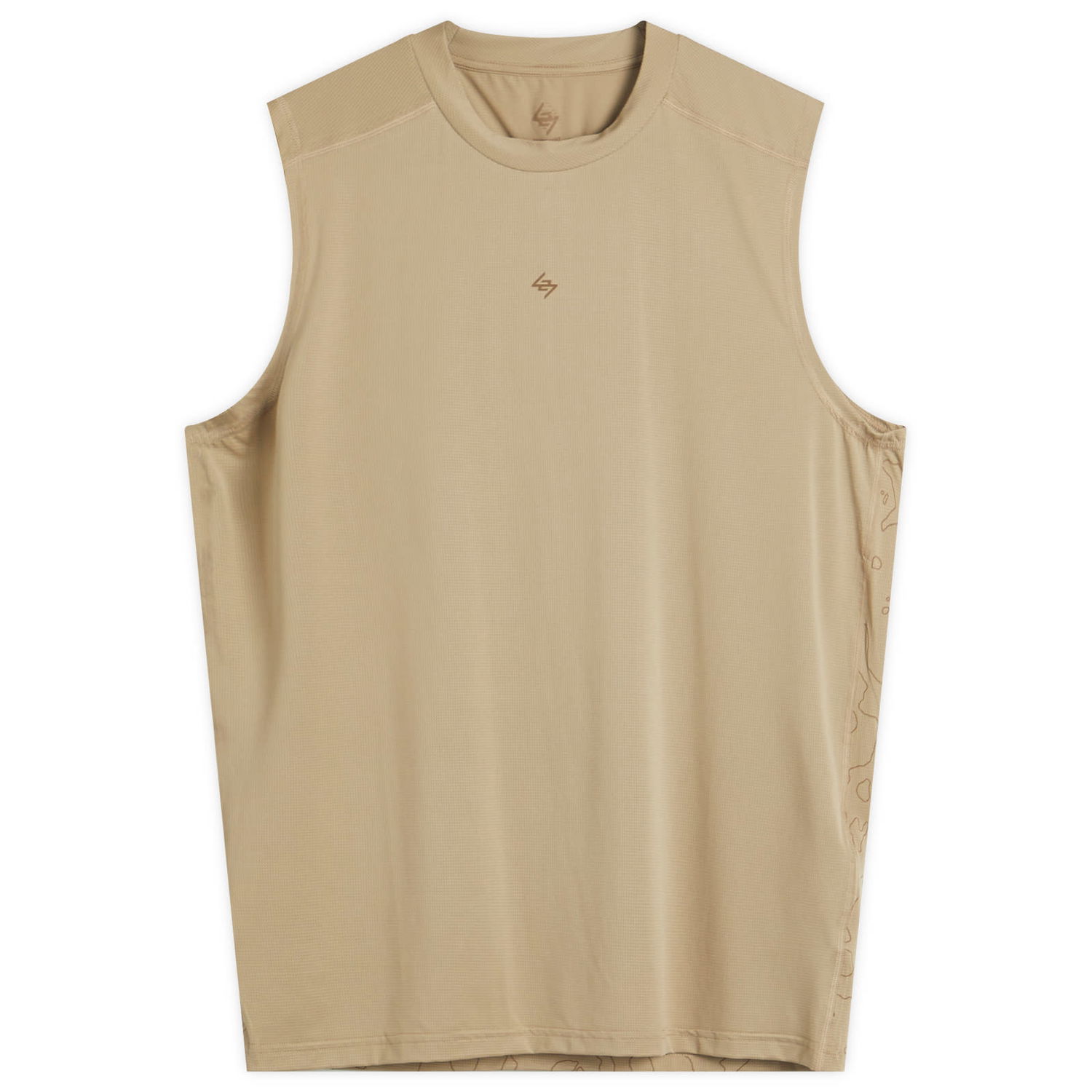 Tankkitoppi Represent Clo 247 Contour Run Tank Top Beige | 247M4163-25, 0