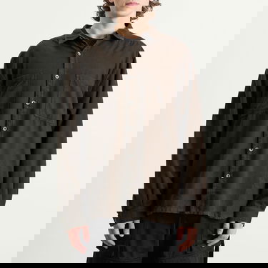 Paita Rick Owens DRKSHDW Jumbo Overshirt, Size Large Ruskea | DU02E7299-CFL-78, 2