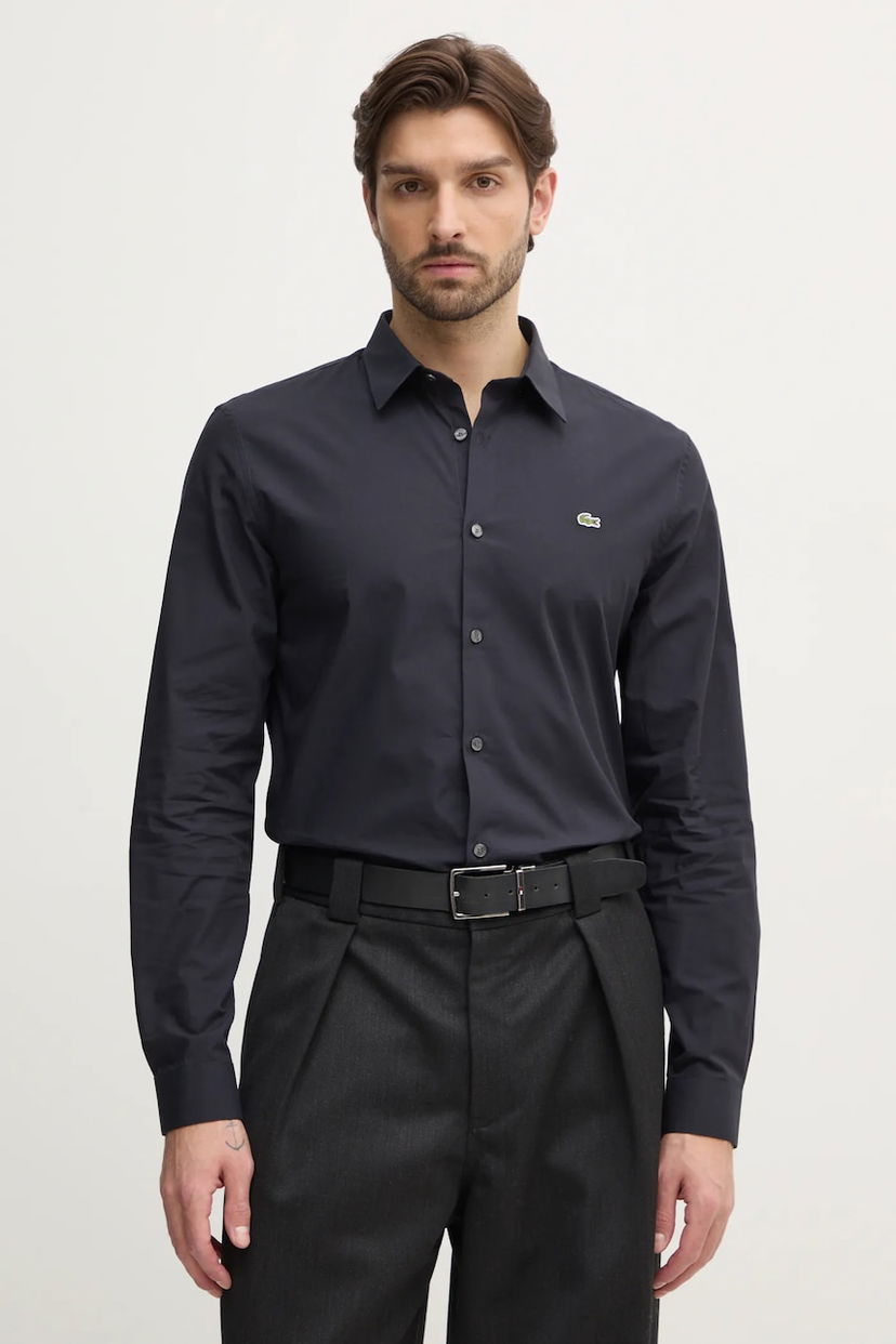 Paita Lacoste Lacoste Slim Fit Dress Shirt Musta | CH5620