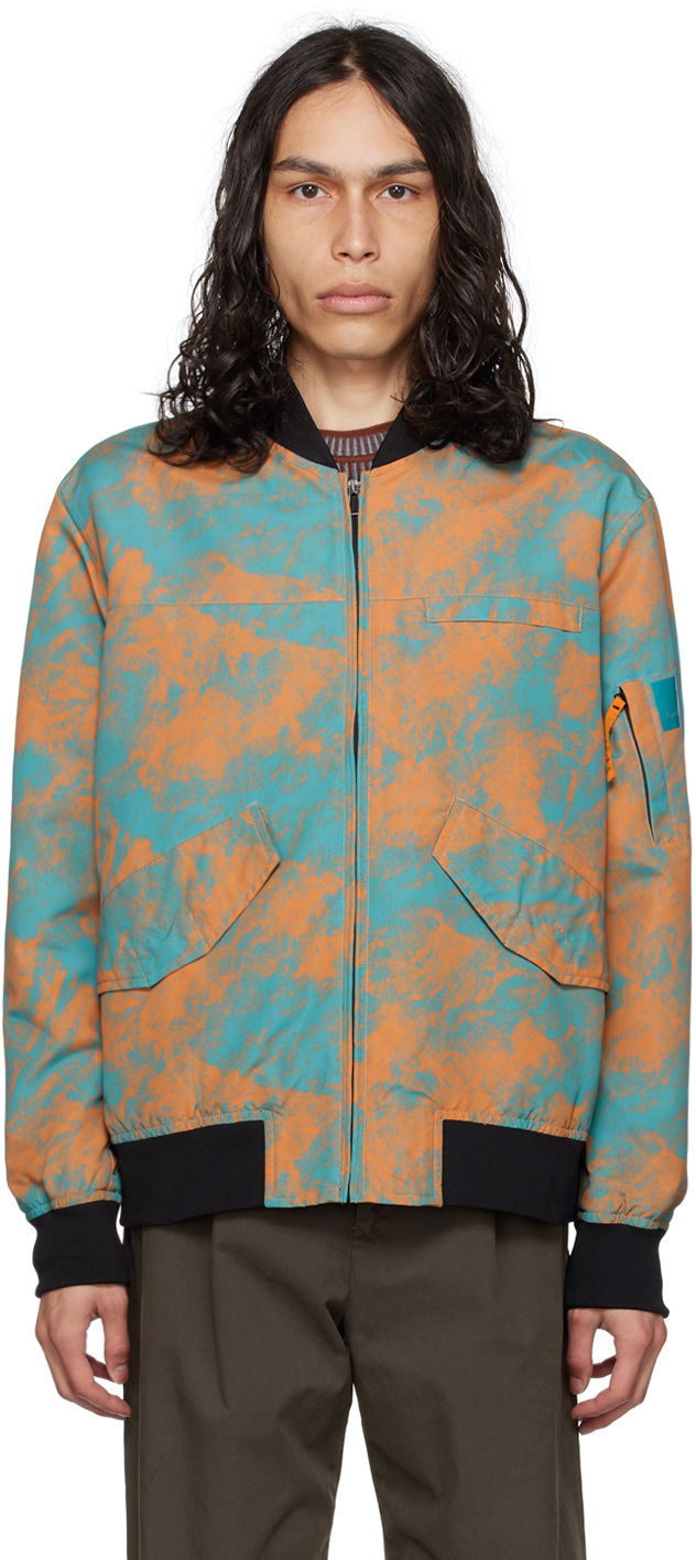 Bomber-takki Paul Smith PS Paul Smith Graphic Bomber Jacket Monivärinen | M2R-320Y-L21845