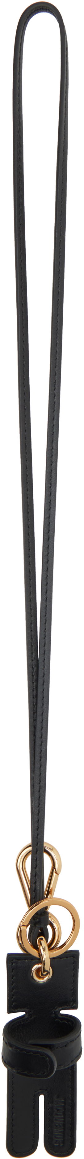 Avaimenperät Jacquemus Jacquemus La Croisière 'The Amico' Leather Keychain Musta | 25E255AC348-3000