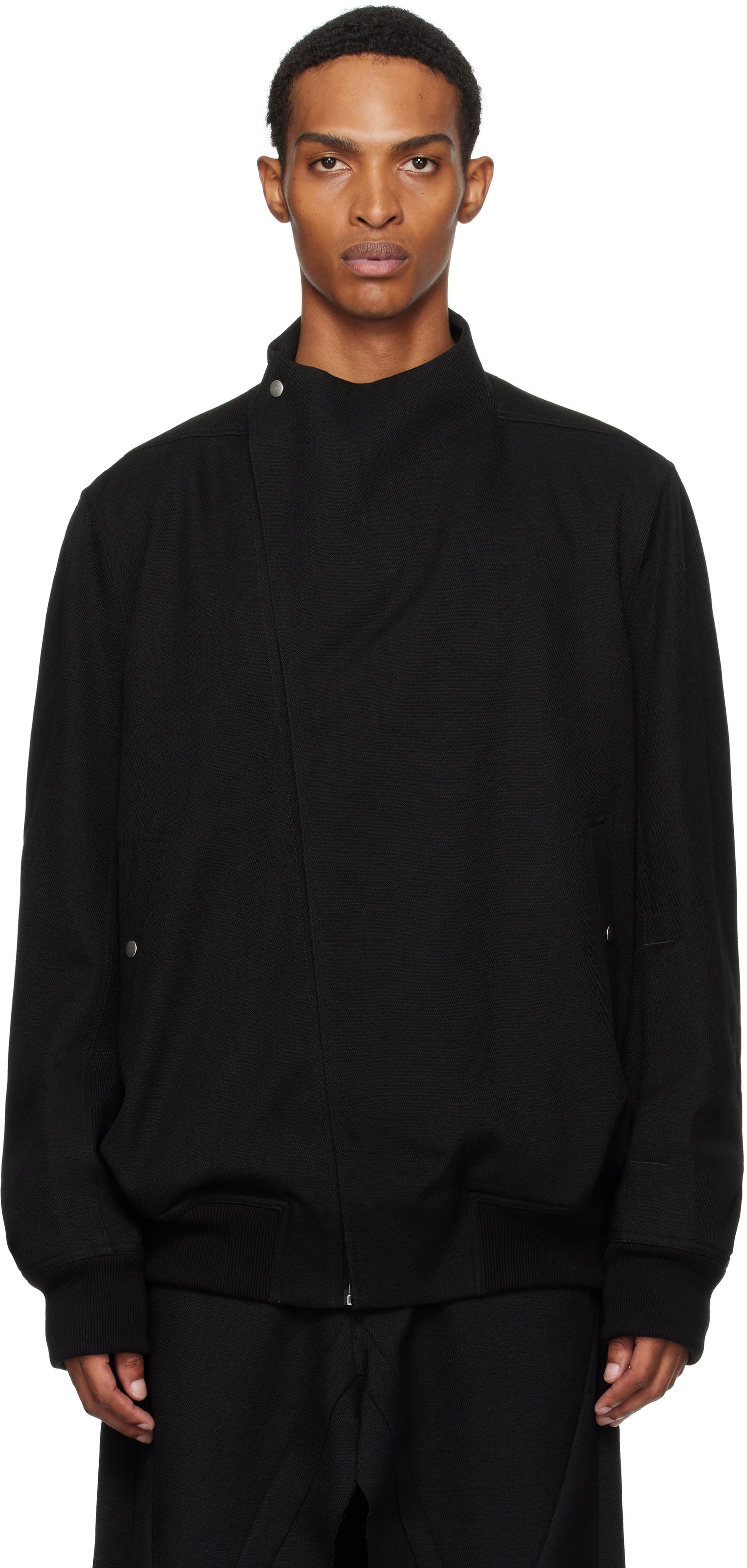 Takki Rick Owens Rick Owens Concordians Flight Jacket Musta | RU02E1760 WD, 0