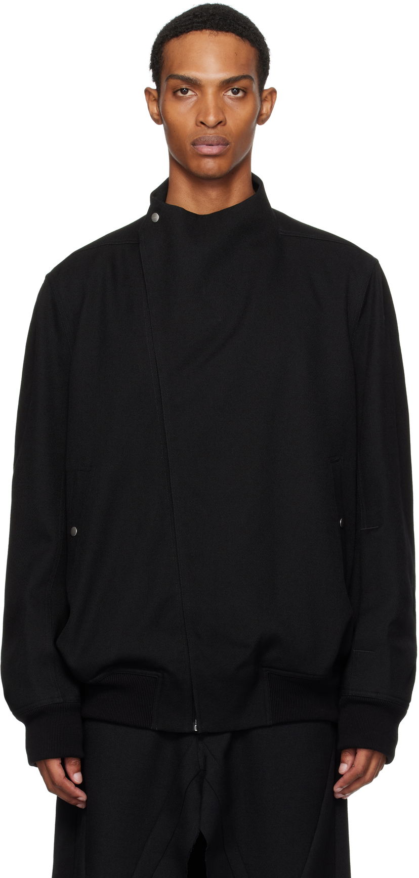 Takki Rick Owens Rick Owens Concordians Flight Jacket Musta | RU02E1760 WD