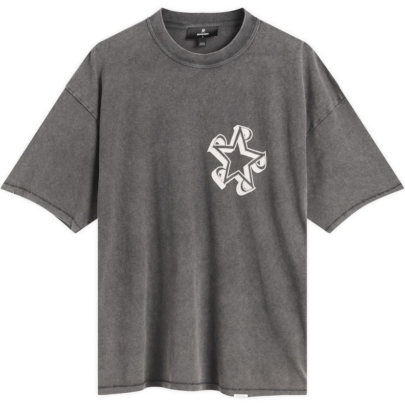 T-paita Represent Clo Initial Star T-Shirt, Size X-Small Harmaa | MLM100172-47