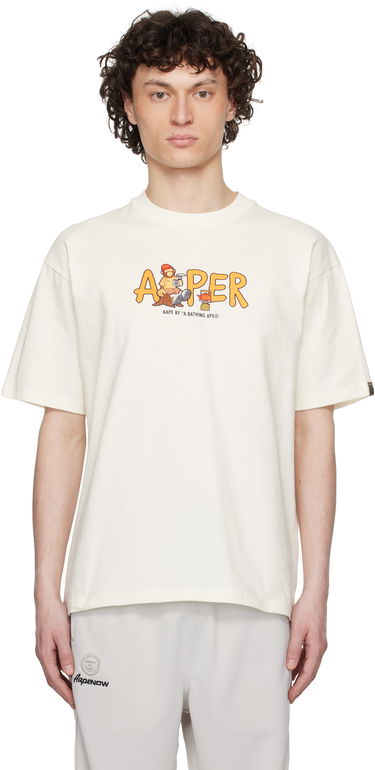 T-paita AAPE by A Bathing Ape AAPE by A Bathing Ape AAPER Graphic T-Shirt Valkoinen | AAPTEM1616XXNIVX, 0