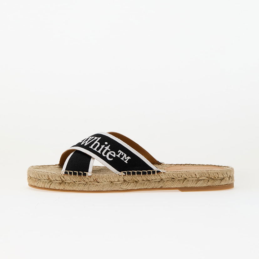 Tennarit ja kengät Off-White Off-White Criss Cross Espadrilles Musta | OWIB016S25FAB0011001