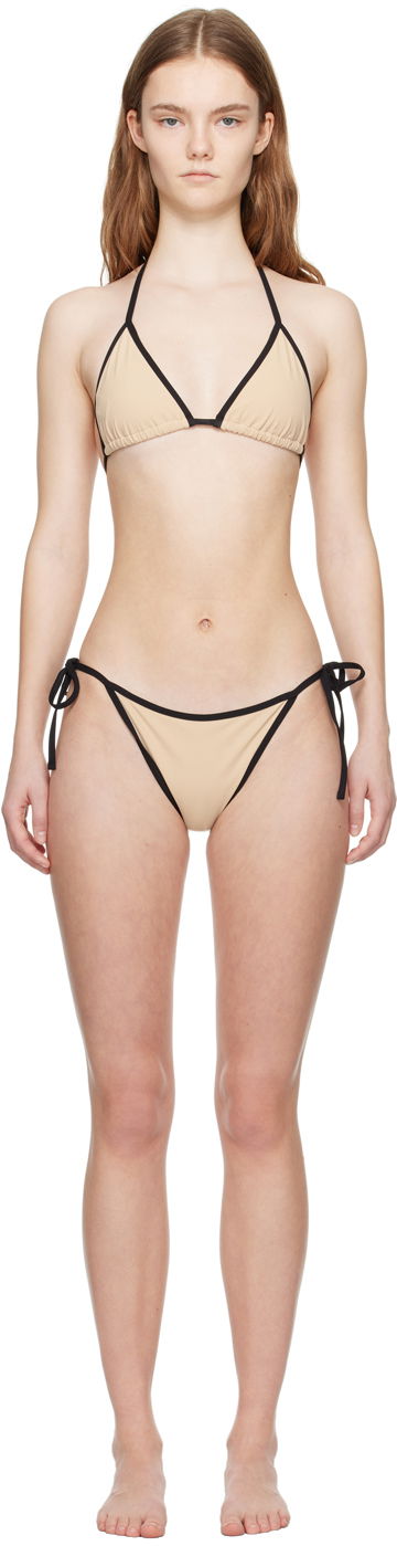 Uimapuvut TOTEME Tie Bikini Beige | 241-WSW1028/WSW1029-FB0097