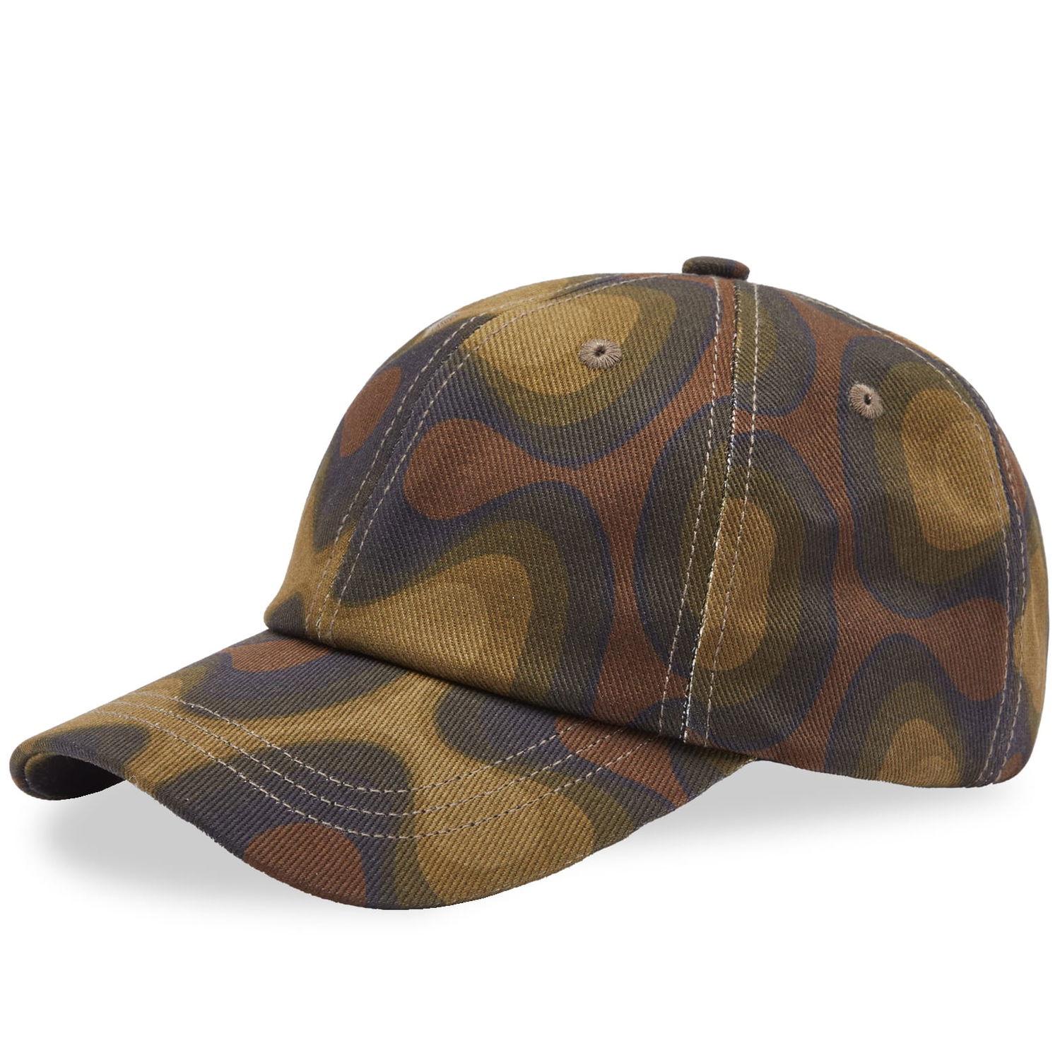 Korkki Dries Van Noten Giles Print Cap Vihreä | 241-029501-8001-606, 0