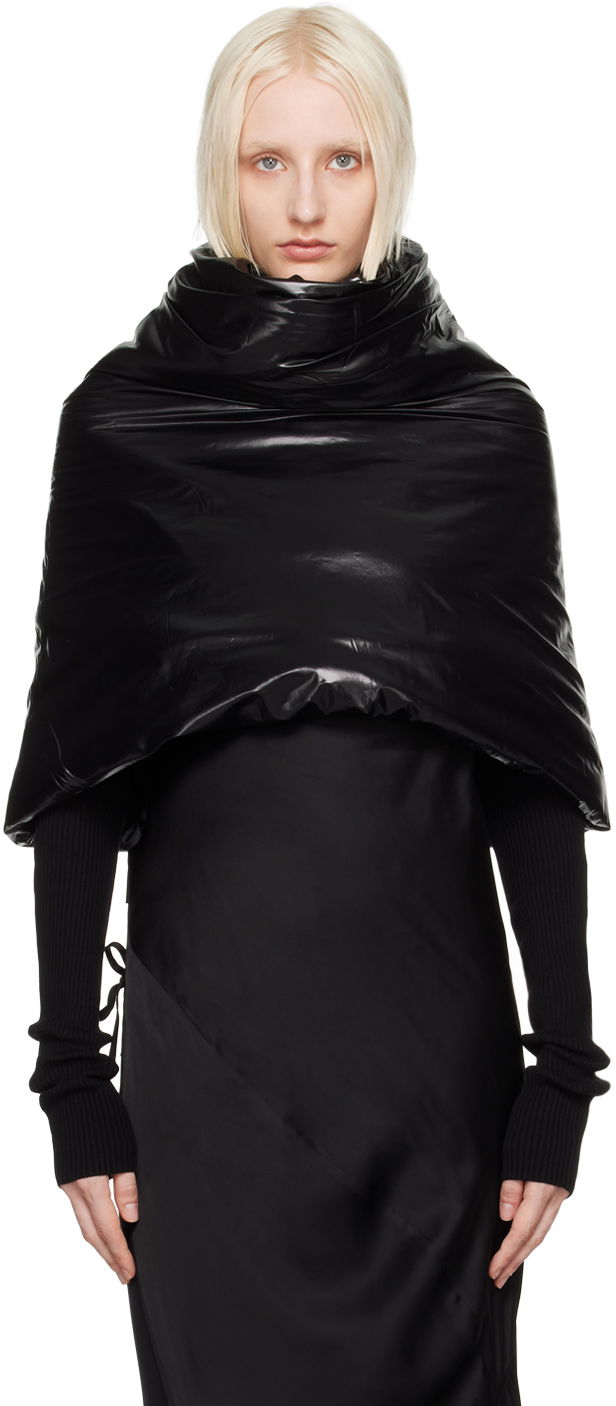 Huivi Rick Owens Cowl Scarf Musta | RP02D3443 NL