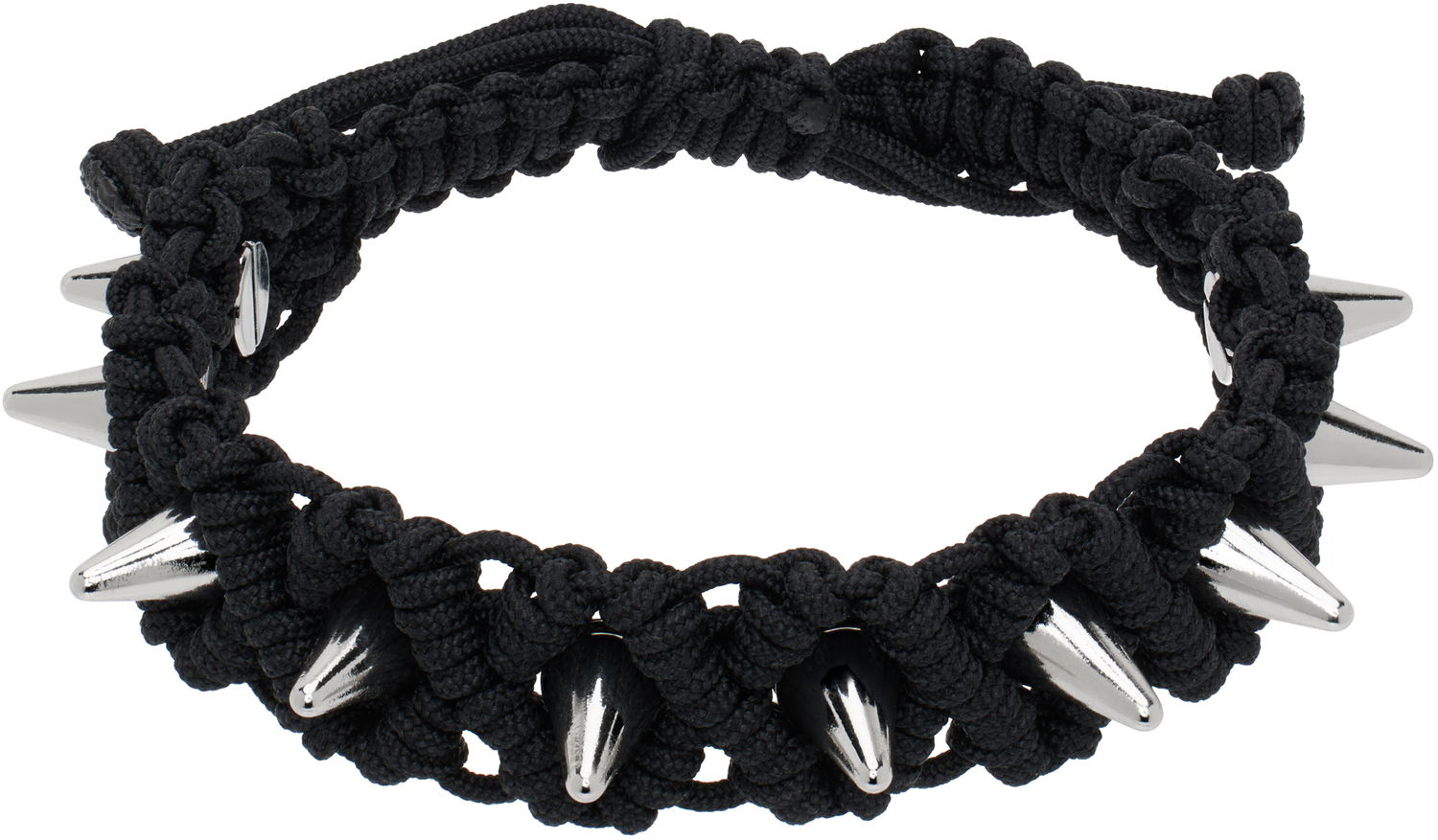 Rannerengas We11done We11done Handmade Studded Bracelet Musta | WD-AJ0-25-599-U-BK, 0
