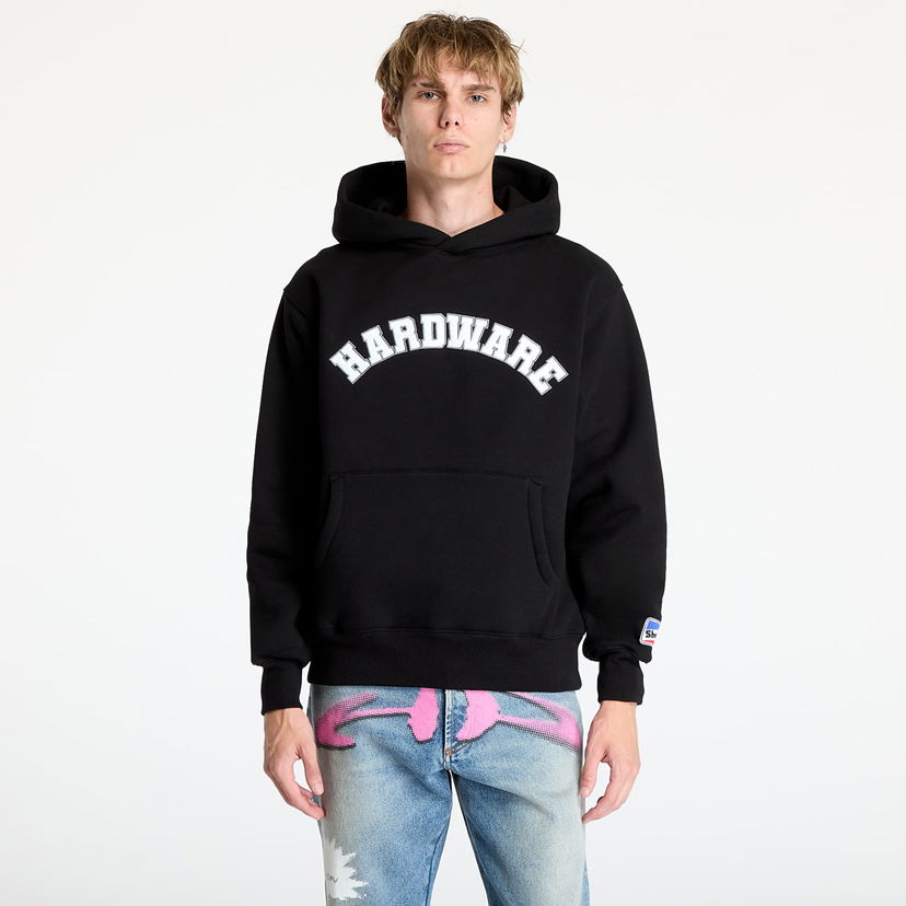 Huppari Pleasures Hardware Hoodie Black Musta | P24F008 BLACK