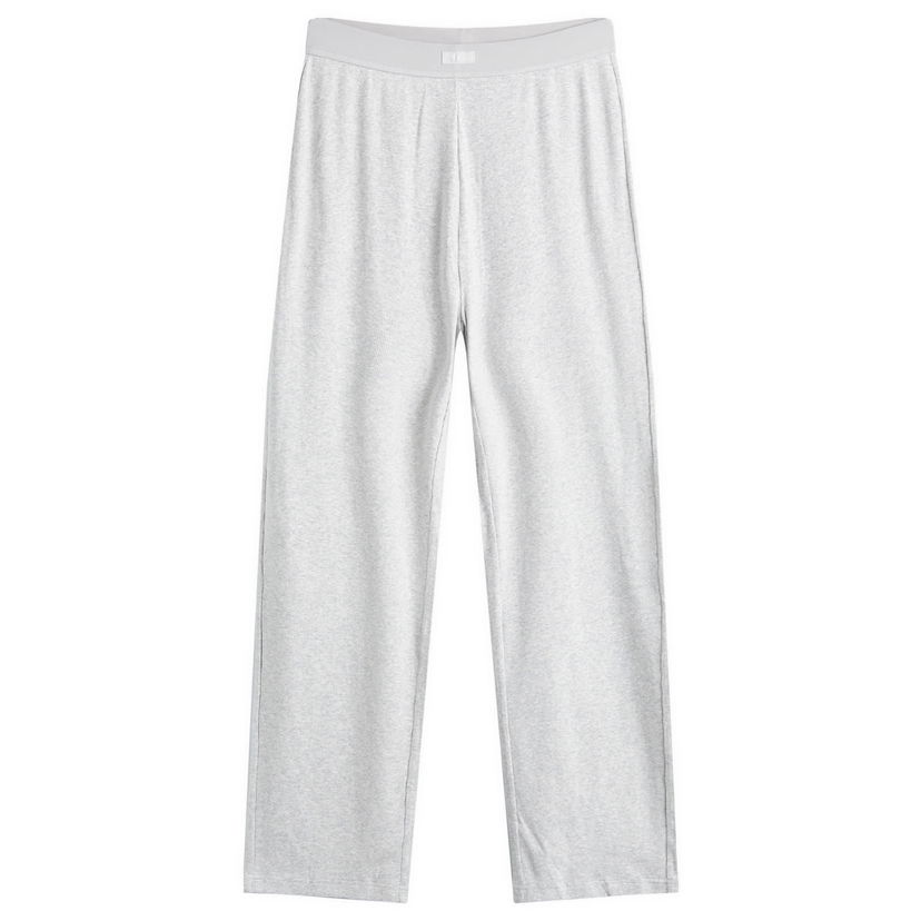 Verryttelyhousut SKIMS Ribbed Cotton Pants Harmaa | PT-PNT-6753W-LHG