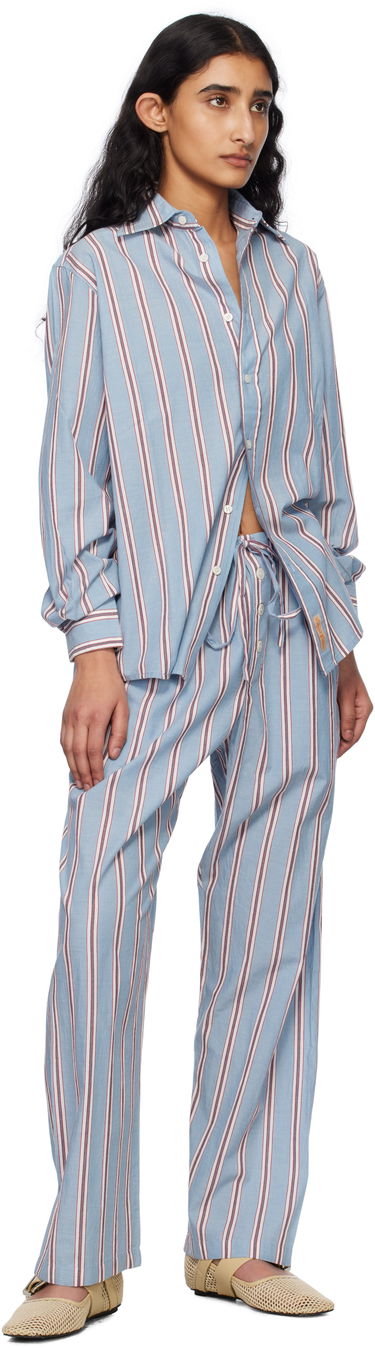 Housut Bode Bode Regatta Stripe Pyjama Pants Sininen | MRS25BT067, 3