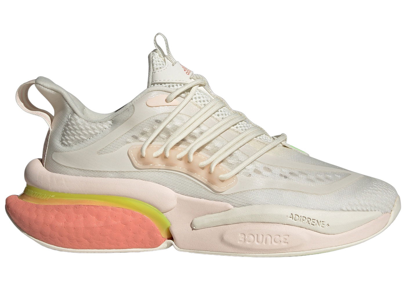 Tennarit ja kengät adidas Performance Alphaboost V1 Off White Wonder Clay Lucid Lemon (Women's) Harmaa | IE9730, 0