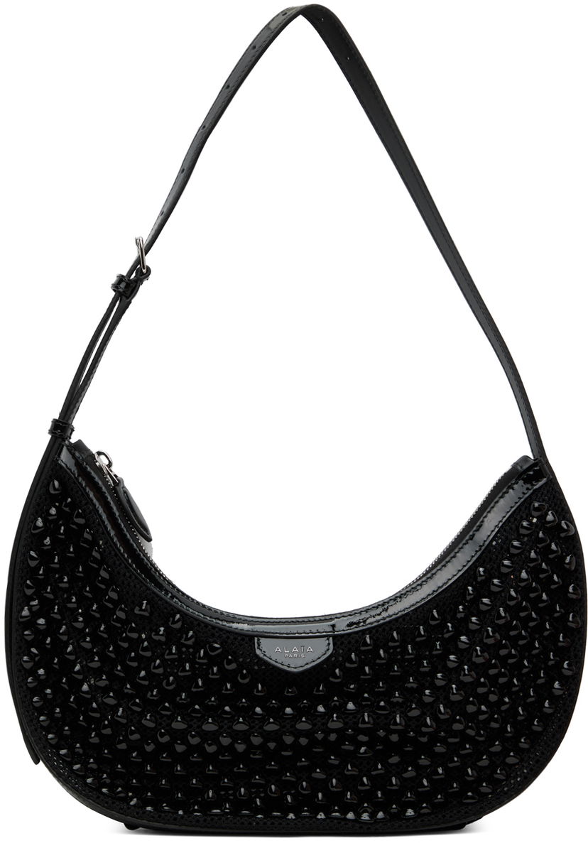 Olkalaukku Alaïa ALAÏA Black One Piece Demi Lune Bag Musta | AA1S02731CA311