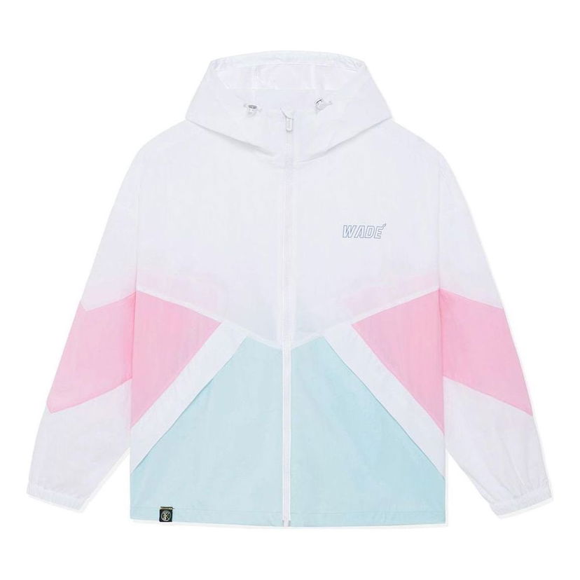 Tuulitakki Li-Ning Wade Color Block Hooded Jacket Valkoinen | AFDSC41-3